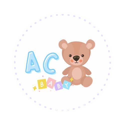 Logo AcBaby - Loja de Roupas para Bebês